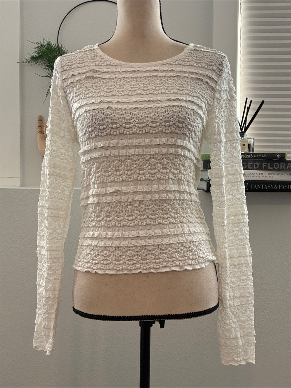 NWT Bailey 44 Sheer Pullover